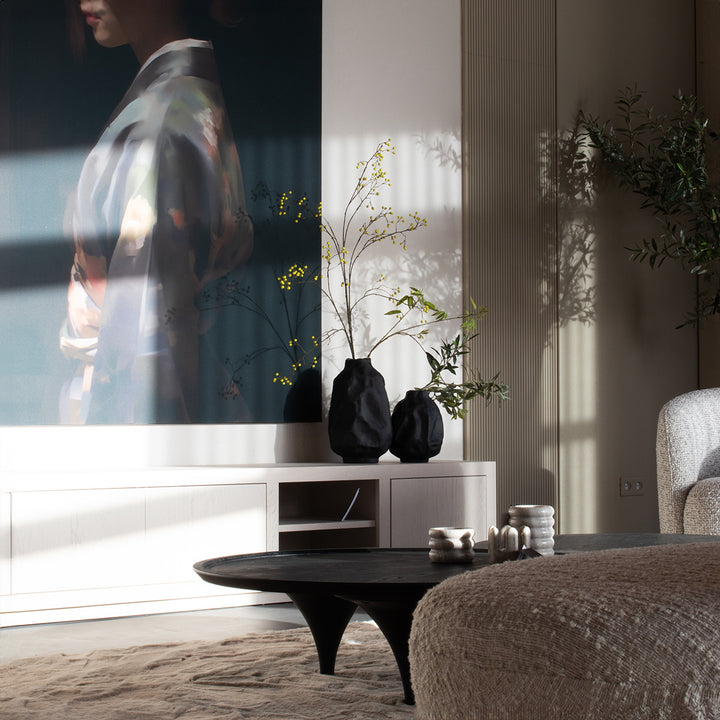 TV meubel Helsinki – eiken & eikenfineer taupe 200cm