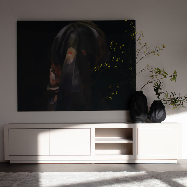 TV meubel Helsinki – eiken & eikenfineer taupe 200cm