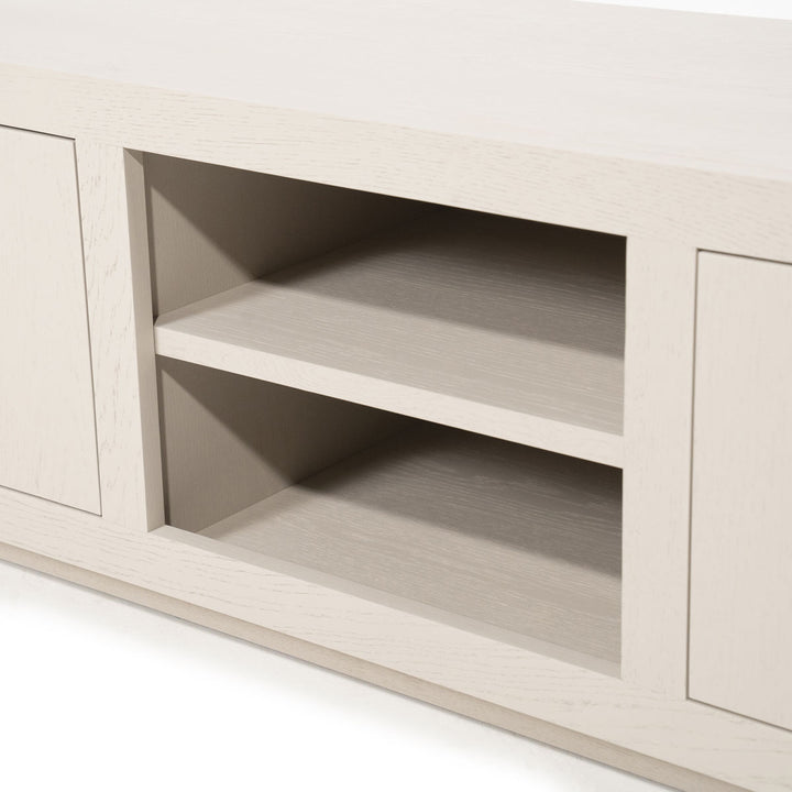 TV meubel Helsinki – eiken & eikenfineer taupe 200cm