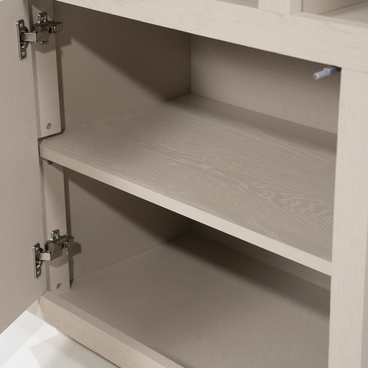 Kabinet Helsinki – eiken & eikenfineer taupe 120x170cm