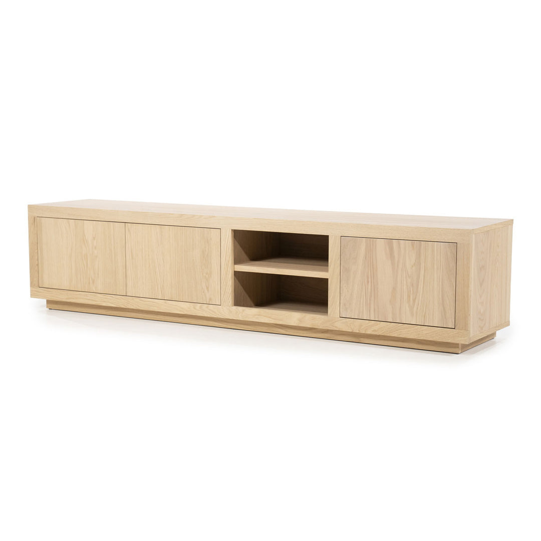 TV meubel Helsinki – eiken & eikenfineer naturel 200cm