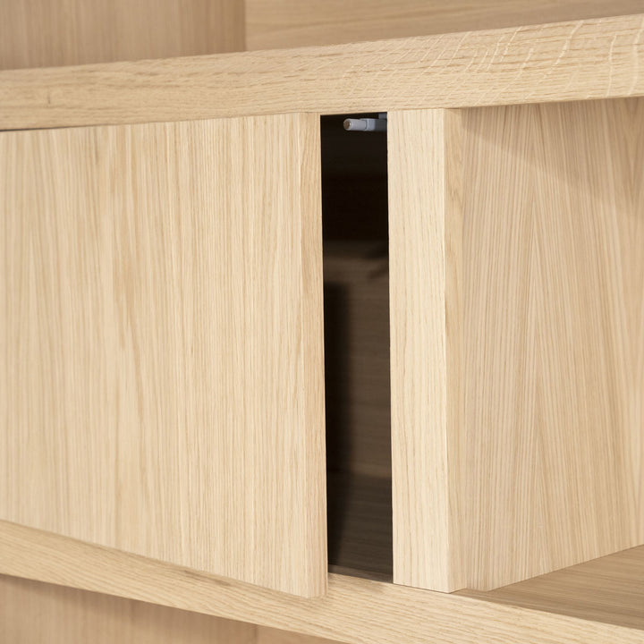 Kabinet Helsinki – eiken & eikenfineer naturel 200×220cm