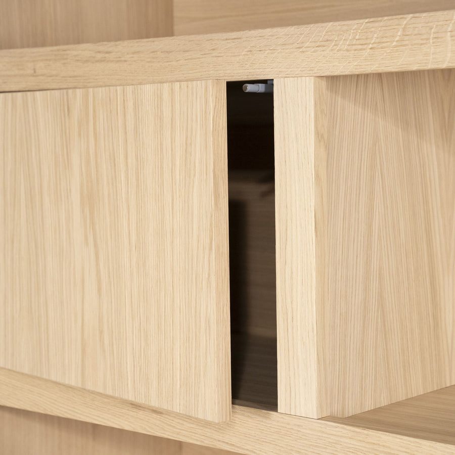 Kabinet Helsinki – eiken & eikenfineer naturel 200×220cm