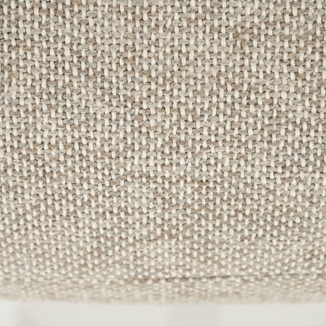 Fauteuil Mikky – stof & eikenhout bruin taupe moon