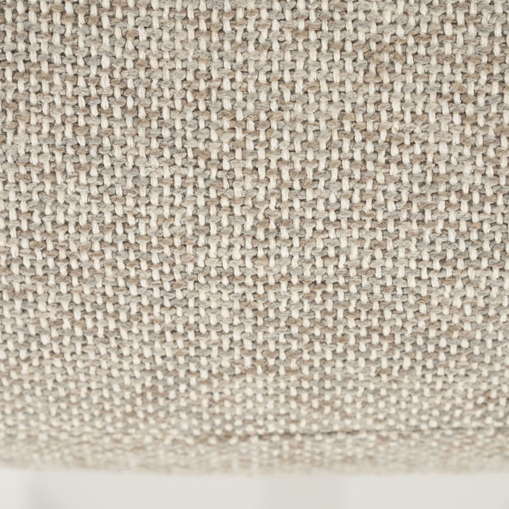 Fauteuil Mikky – stof & eikenhout bruin taupe moon