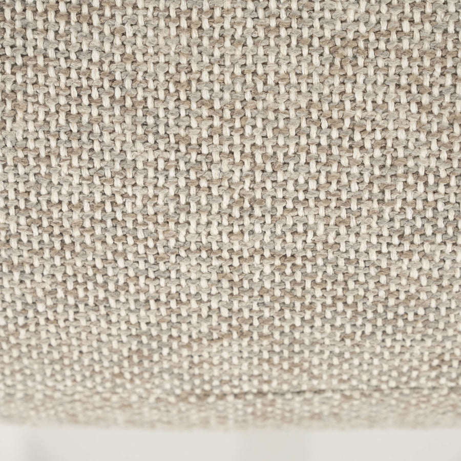 Fauteuil Mikky – stof & eikenhout bruin taupe moon