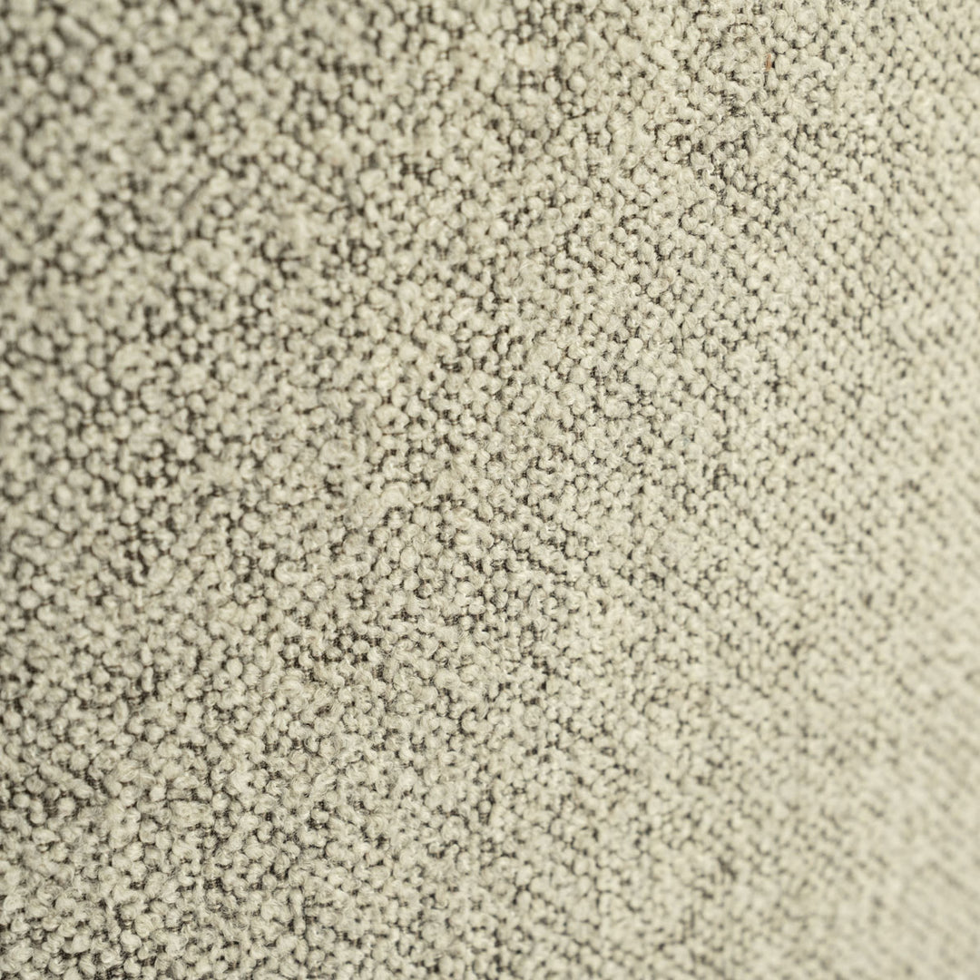 Poef Avah – stof & dennenhout fineer taupe mantz large