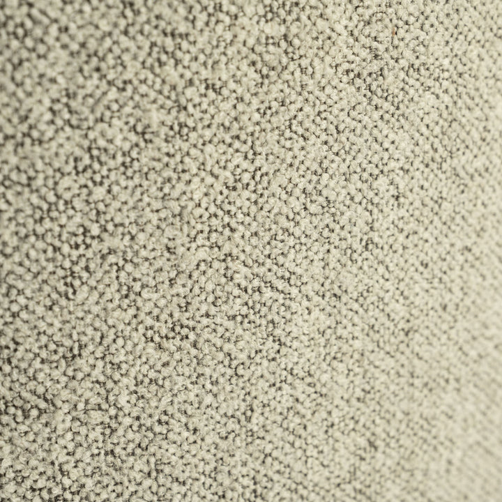 Poef Avah – stof & dennenhout fineer taupe mantz large