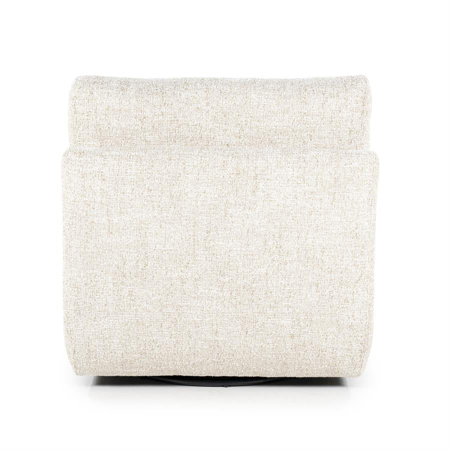 Fauteuil Lucia – stof & hout beige donna