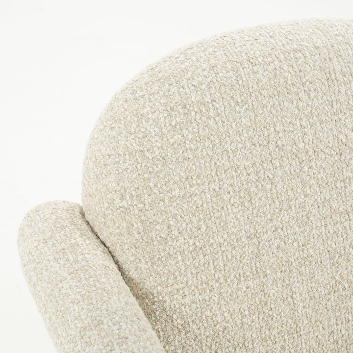 Fauteuil Monica – stof beige asti