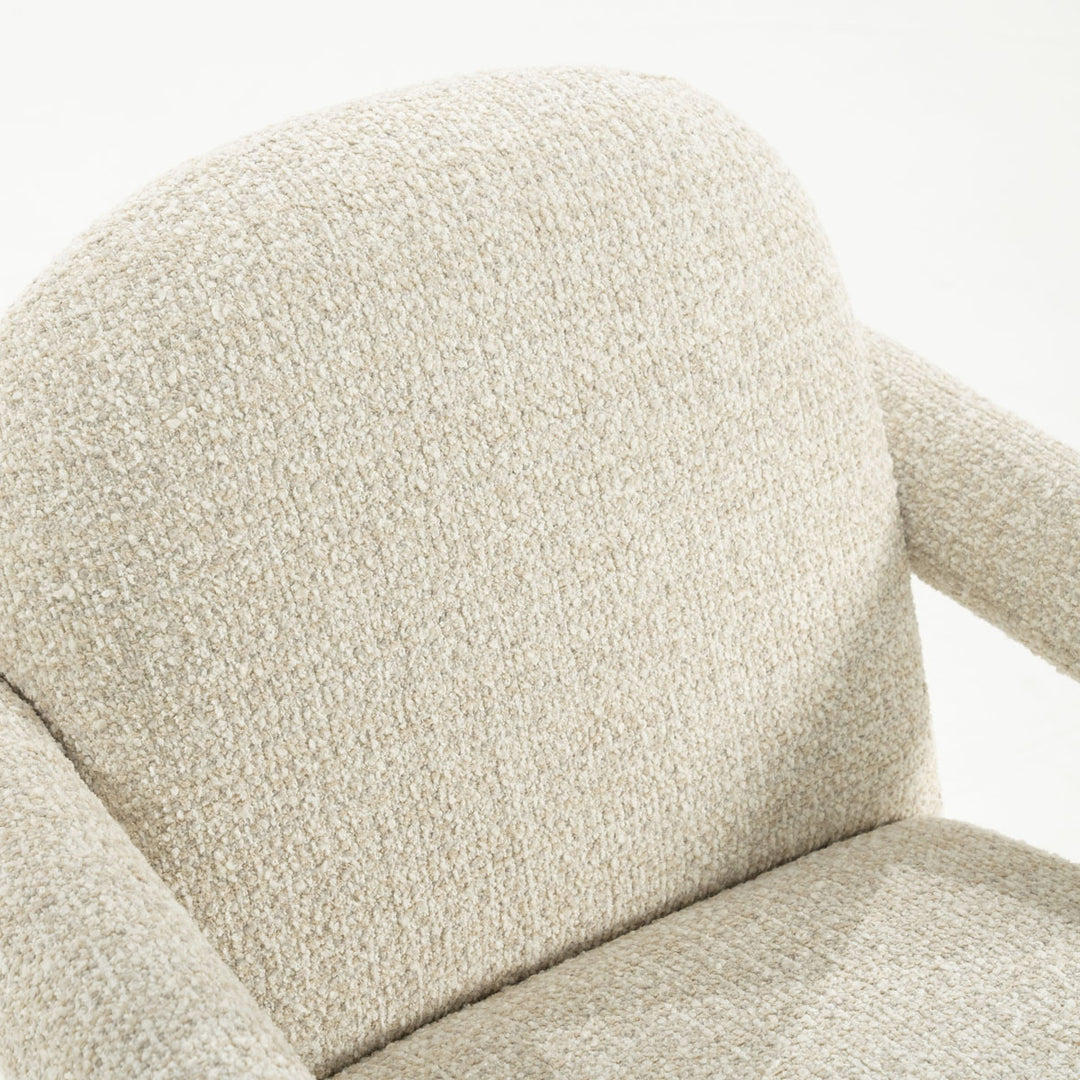 Fauteuil Monica – stof beige asti