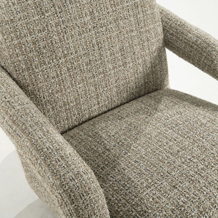 Fauteuil Monica – stof taupe asti