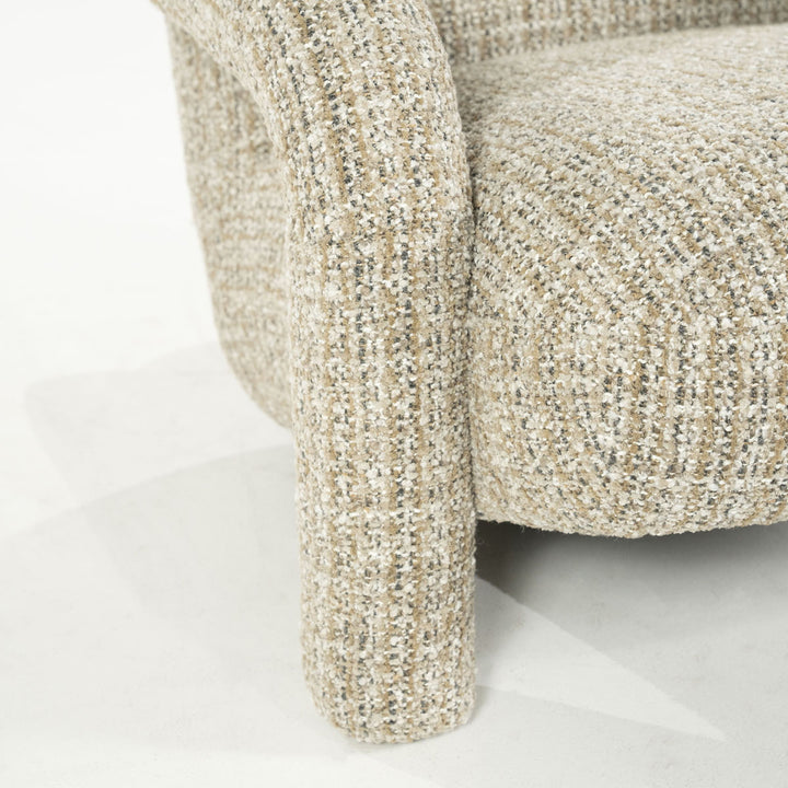 Fauteuil Monica – stof taupe asti