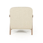 Fauteuil Francis – stof & essenhout beige flou