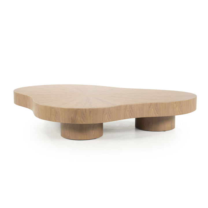 Salontafel Bobbie – walnoot fineer lichtbruin