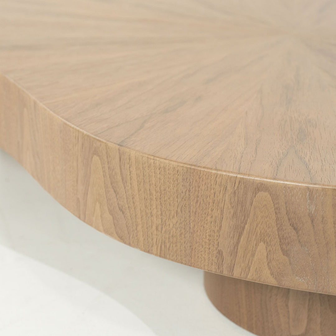 Salontafel Bobbie – walnoot fineer lichtbruin