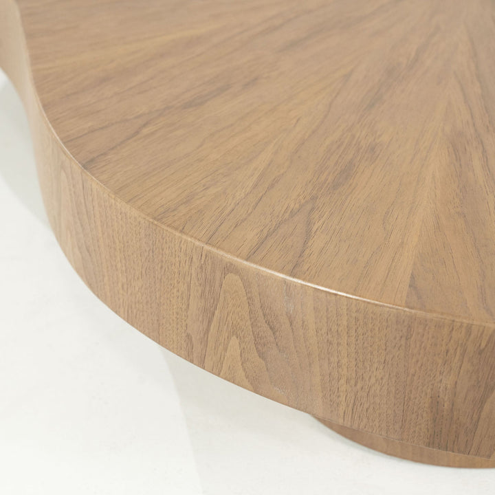 Salontafel Bobbie – walnoot fineer lichtbruin