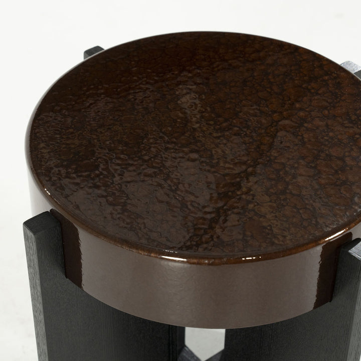 Bijzettafel Juliet – MDF & Eiken Fineer bruin