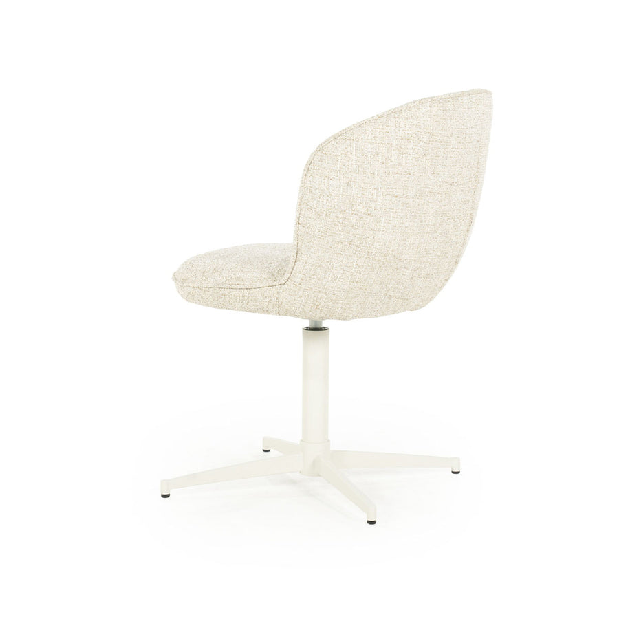 Stoel Molly – stof & ijzer beige donna