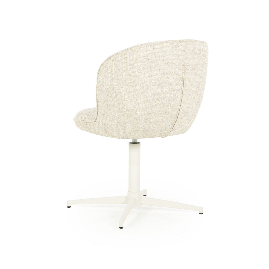 Stoel Molly – stof & ijzer beige donna
