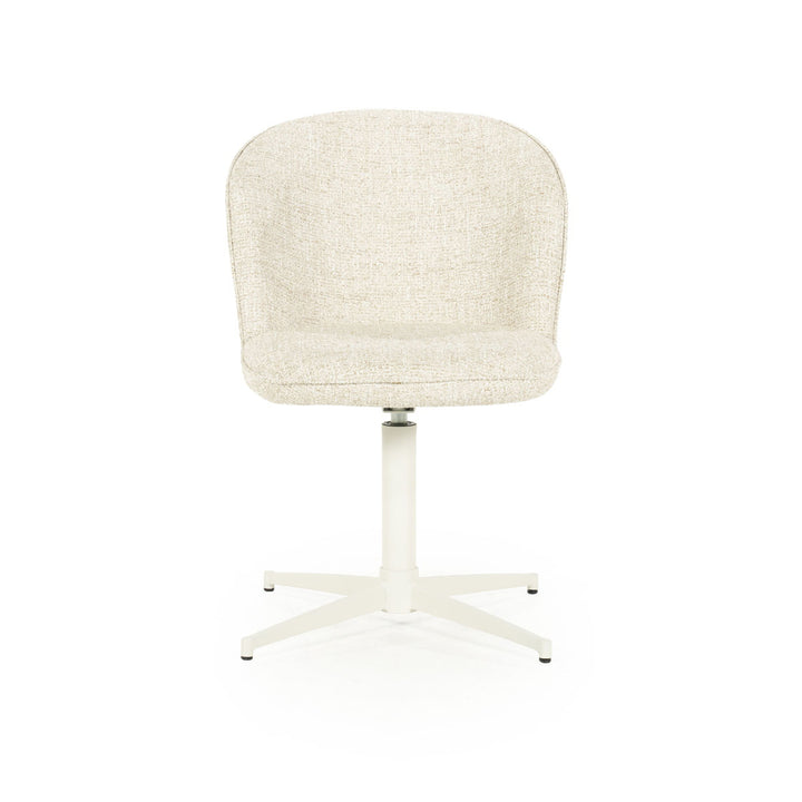 Stoel Molly – stof & ijzer beige donna