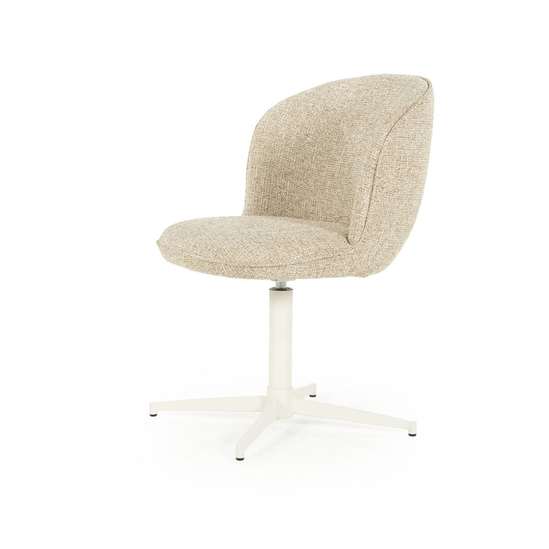 Stoel Molly – stof & ijzer taupe donna