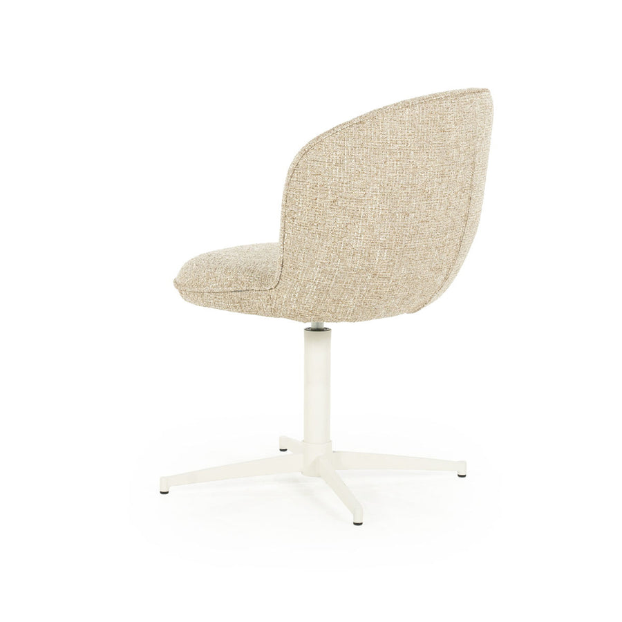 Stoel Molly – stof & ijzer taupe donna