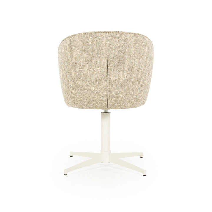 Stoel Molly – stof & ijzer taupe donna