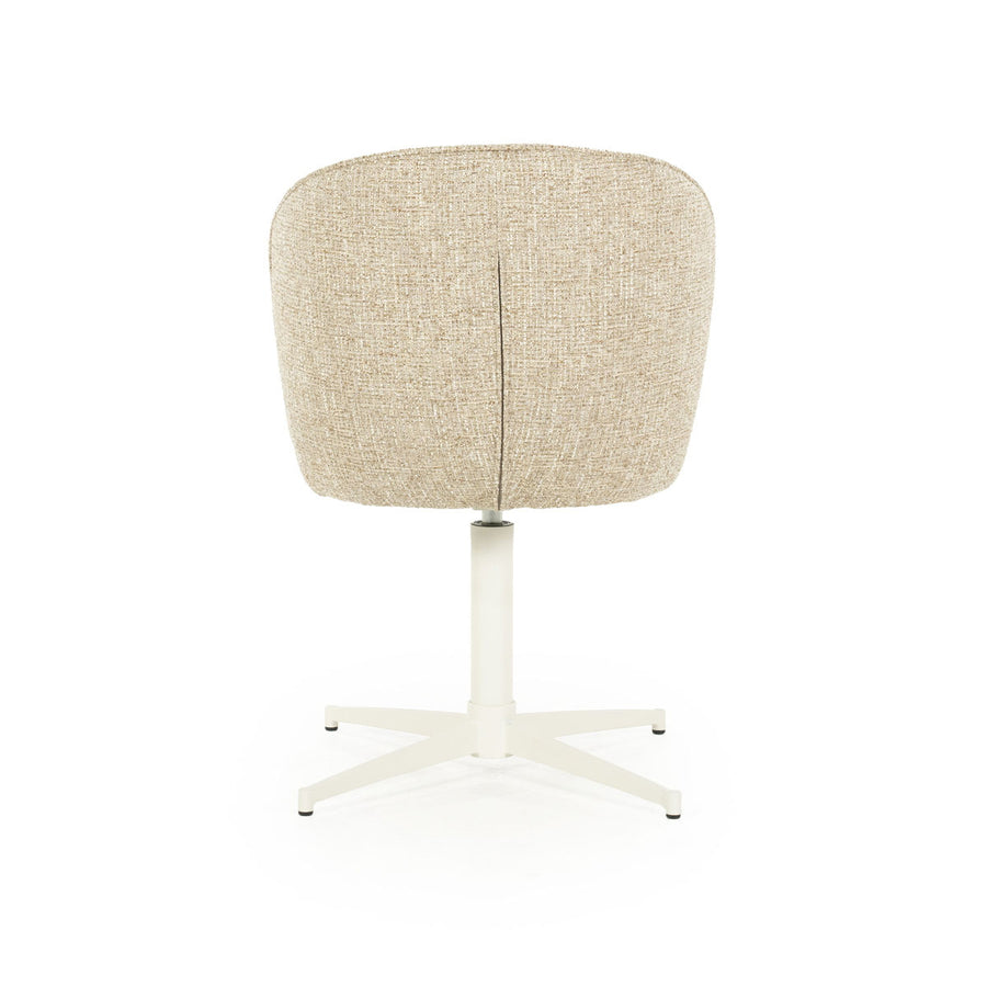 Stoel Molly – stof & ijzer taupe donna