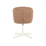 Stoel Molly – stof & ijzer rood donna