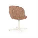 Stoel Molly – stof & ijzer rood donna