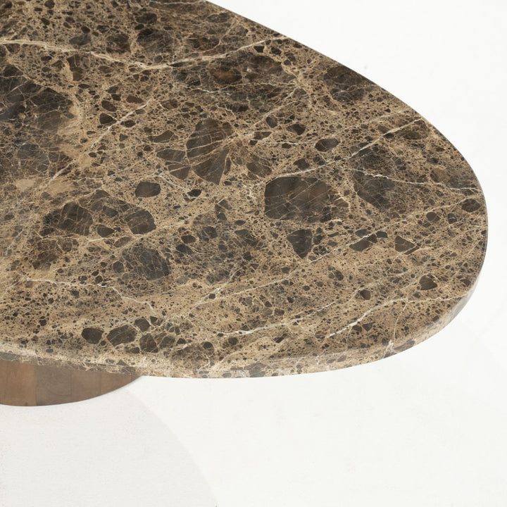 Salontafel Bradley – mango & marmer bruin