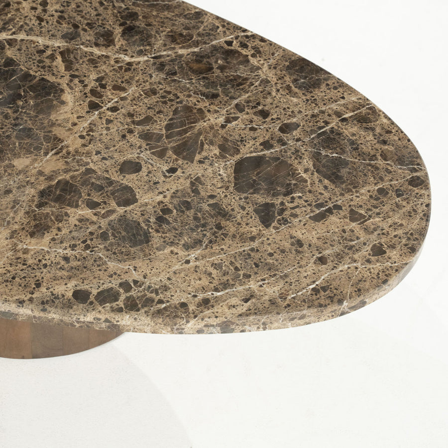 Salontafel Bradley – mango & marmer bruin