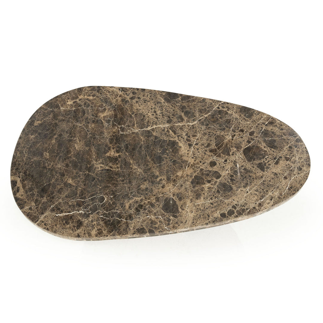 Salontafel Bradley – mango & marmer bruin