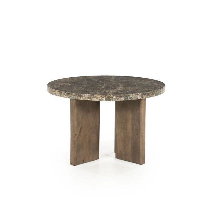 Salontafel Lando – mango & marmer bruin small