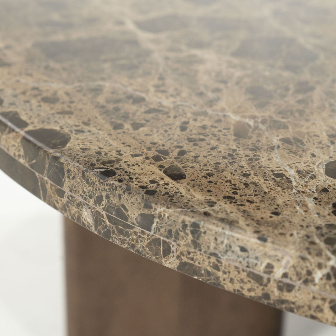 Salontafel Lando – mango & marmer bruin large