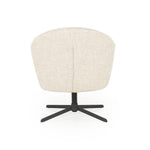Fauteuil Connor – stof & metaal beige donna