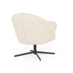 Fauteuil Connor – stof & metaal beige donna