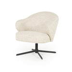 Fauteuil Connor – stof & metaal beige donna