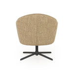 Fauteuil Connor – stof & metaal mosterd donna