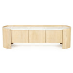 TV meubel Don – eikenhout, eikenfineer & marmer naturel 165cm