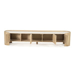 TV meubel Don – eikenhout, eikenfineer & marmer naturel 240cm