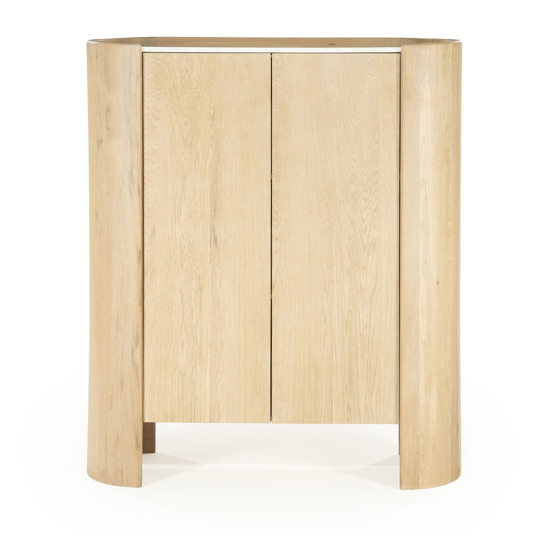 Kabinet Don – eikenhout, eikenfineer & marmer naturel