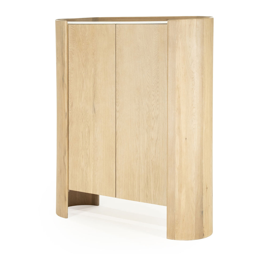 Kabinet Don – eikenhout, eikenfineer & marmer naturel
