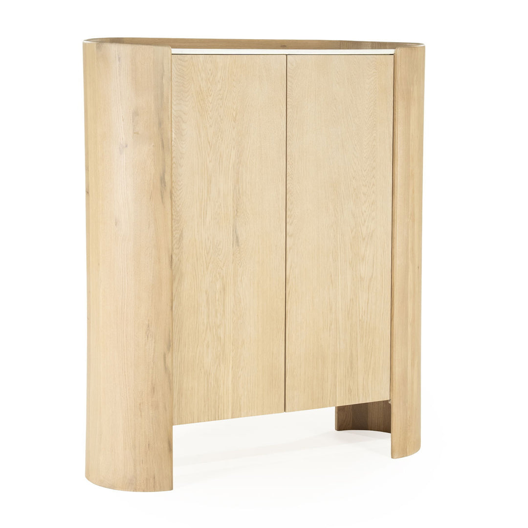 Kabinet Don – eikenhout, eikenfineer & marmer naturel