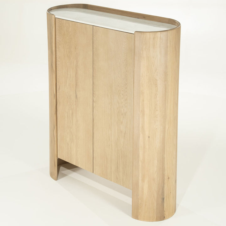 Kabinet Don – eikenhout, eikenfineer & marmer naturel