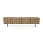 TV meubel Felix – mangohout & ijzer bruin 214cm