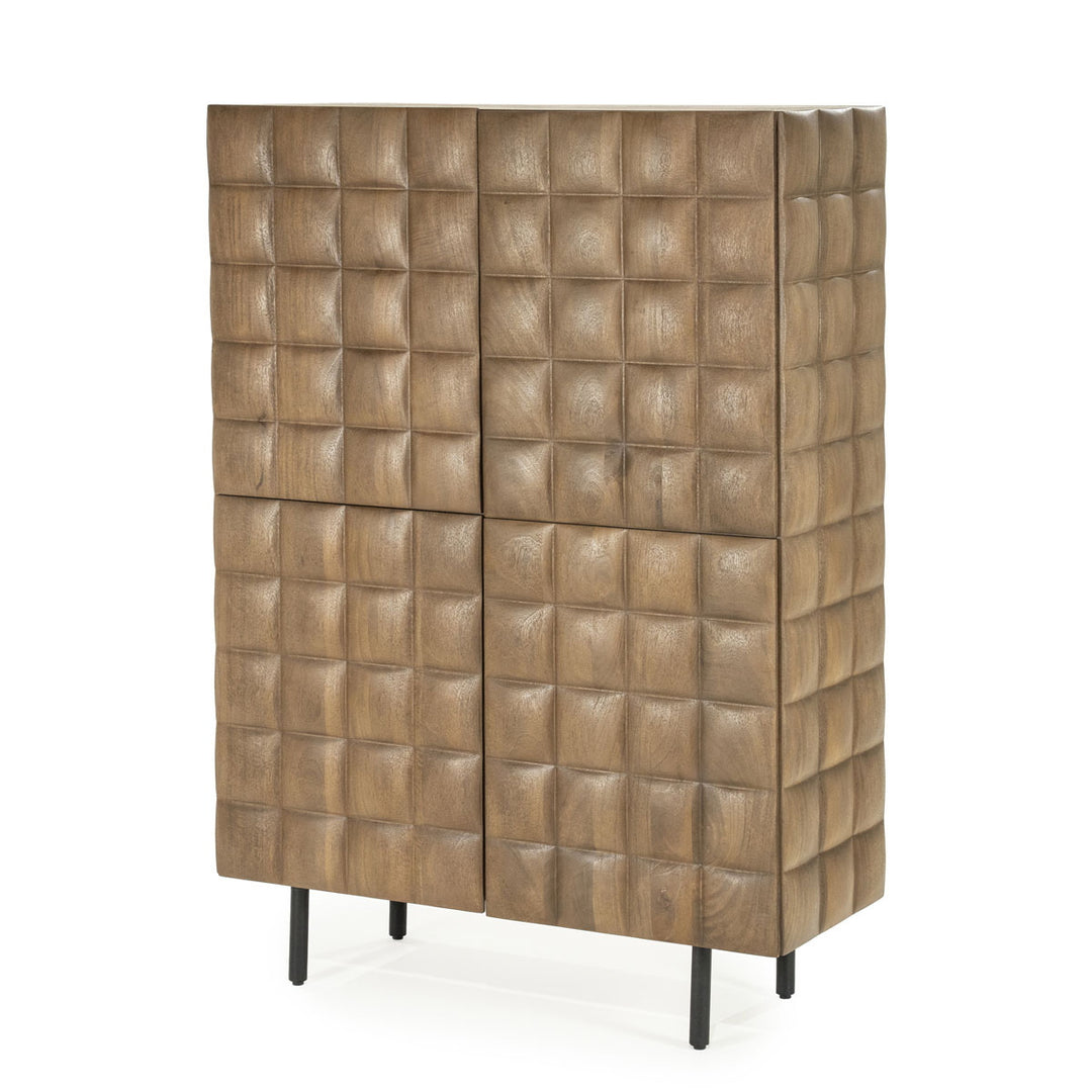 Kabinet Felix – mangohout & ijzer bruin