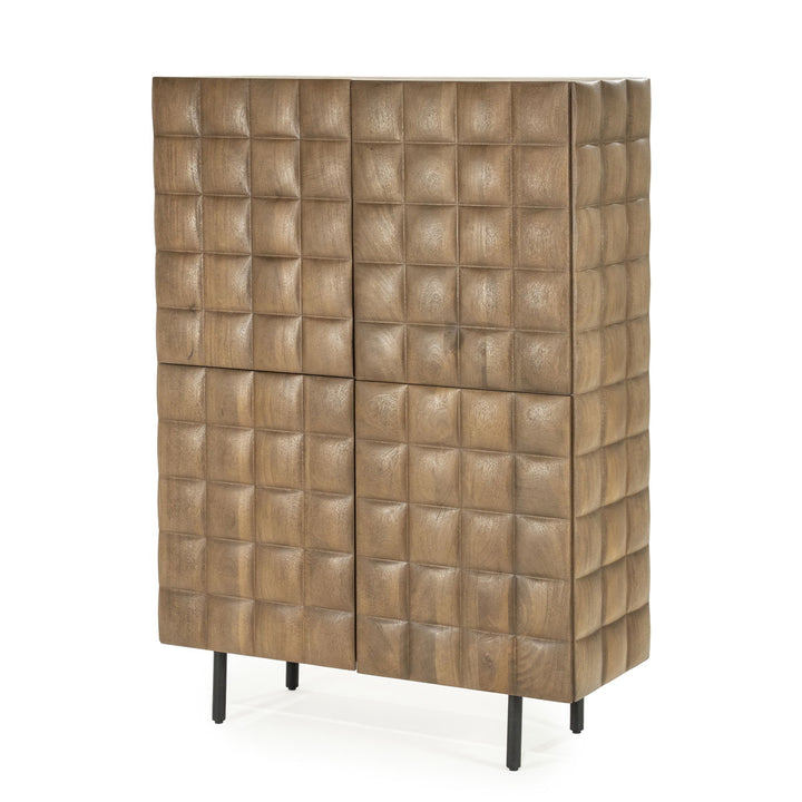Kabinet Felix – mangohout & ijzer bruin
