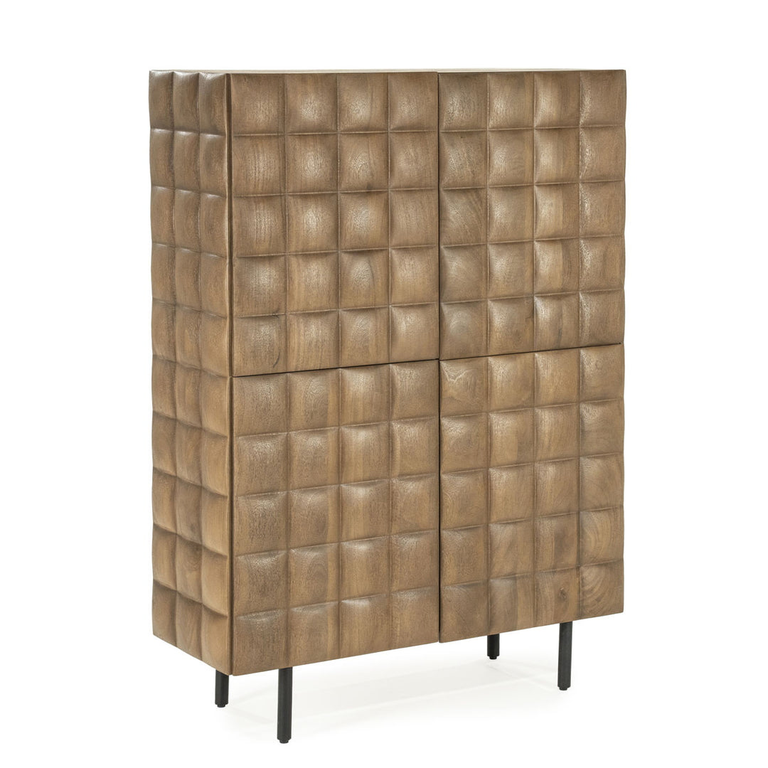Kabinet Felix – mangohout & ijzer bruin